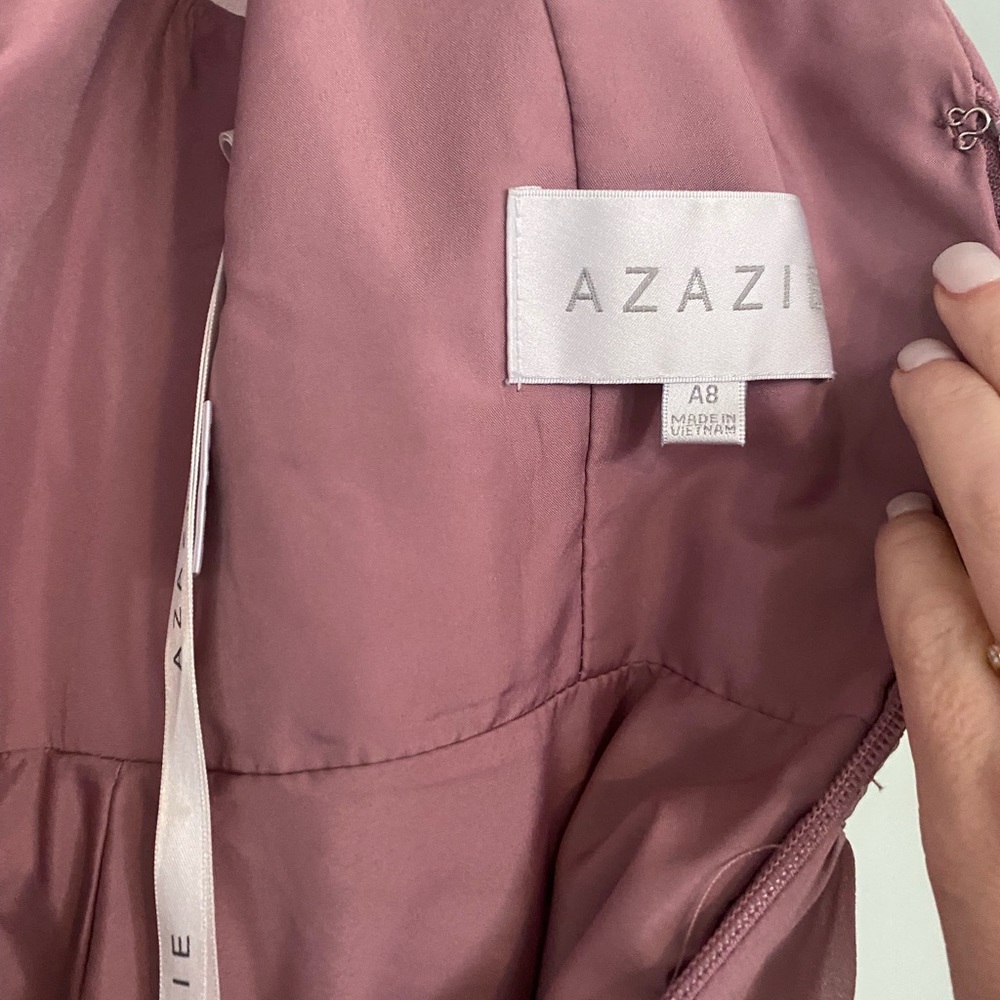 Azazie Temeka Dress Vintage Mauve * Hemmed
